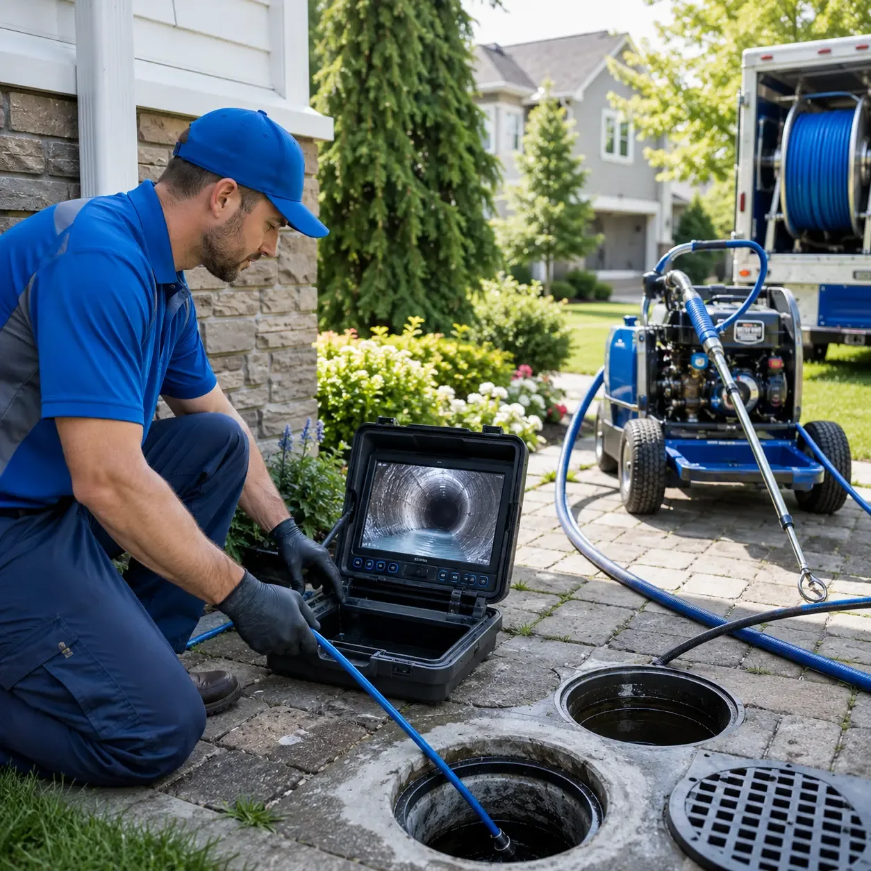 Outdoor drain cleaning professionals serving Hickory Valley, TN